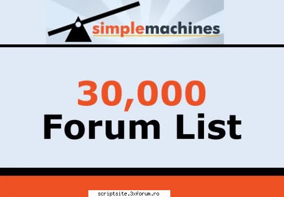 simple machines forum list! haven't check all forums, but approx 10% of what i have are live and