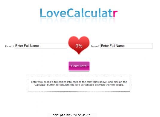 scripr calculator dragoste dragoste pus dispozitie de  url