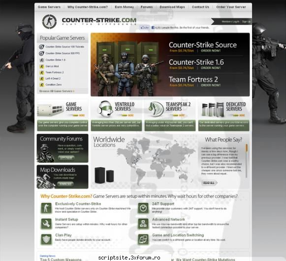 site-ul server hosting site-ul server foarte bine htmldemo:
