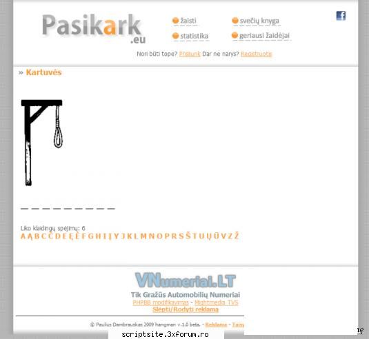 Clona Spanzuratoarea Pasikark.eu klonas - DOWNLOAD: Click URL DEMO: Click URL - CloNe
