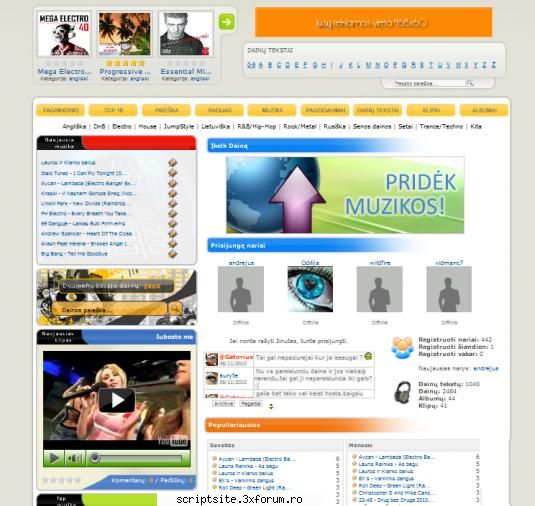 Mp3ritmas.net fişierele vechi (folosind �n prezent zjm.lt) - M-am g�ndit distr - Clone Site-uri de muzica